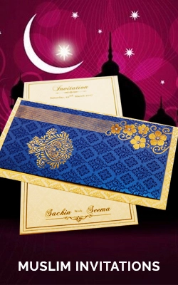 Muslim invitation cards